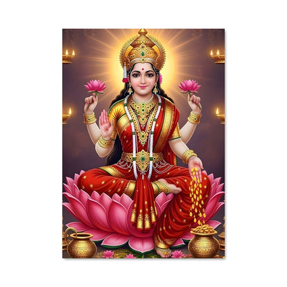Poster Lakshmi en Fleur