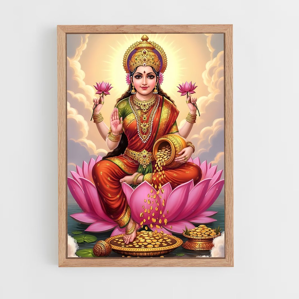 ap-lakshmi-3 cadre Bois clair