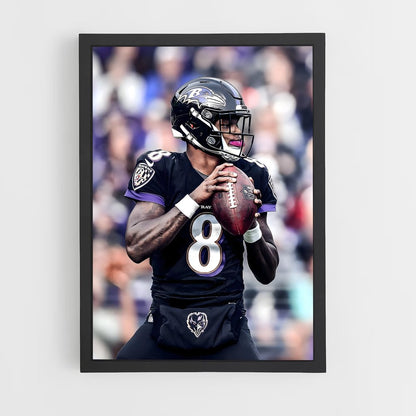 ap-lamar jackson-6 cadre Noir