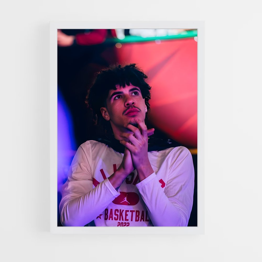 ap-lamelo ball-9 cadre Blanc