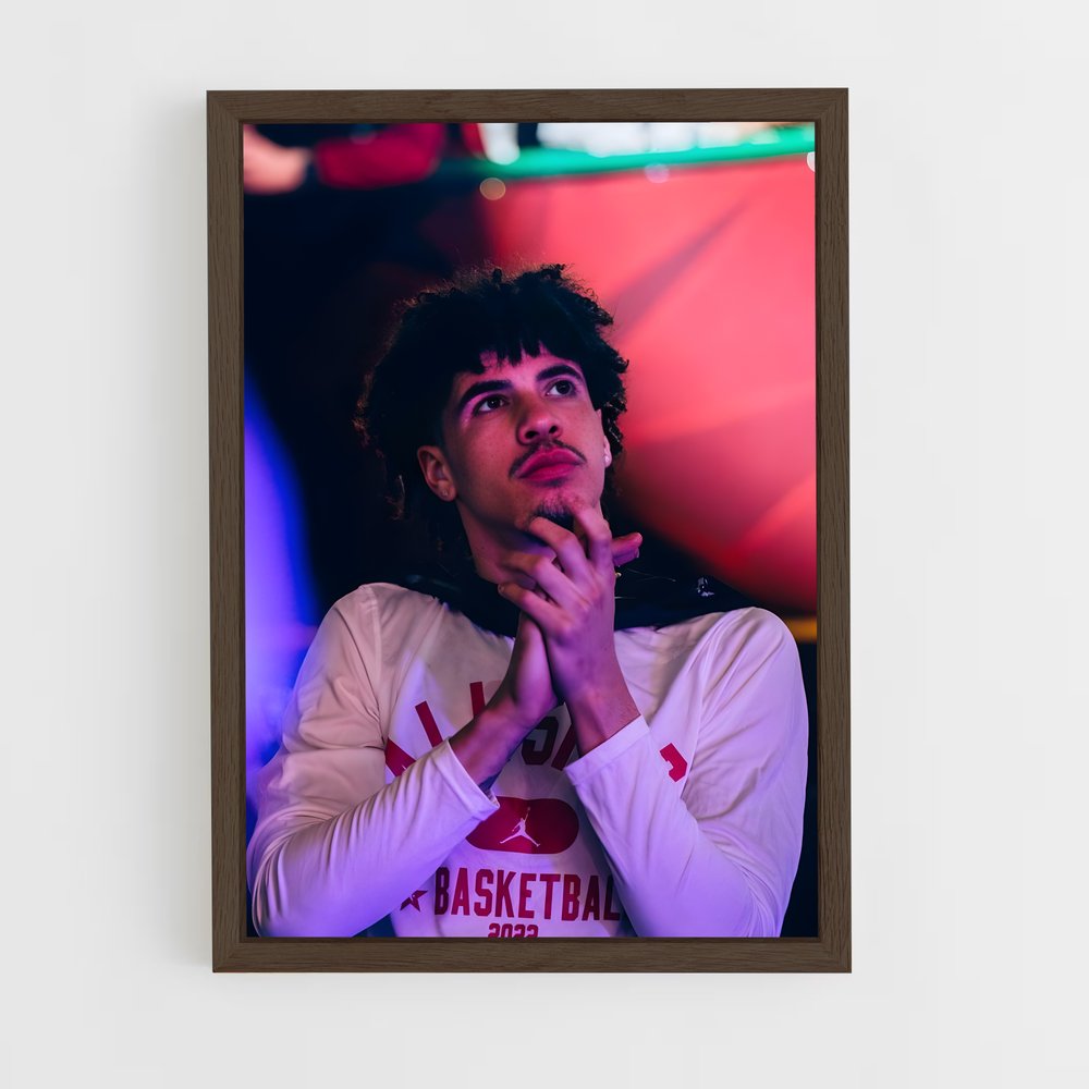 ap-lamelo ball-9 cadre Bois foncé