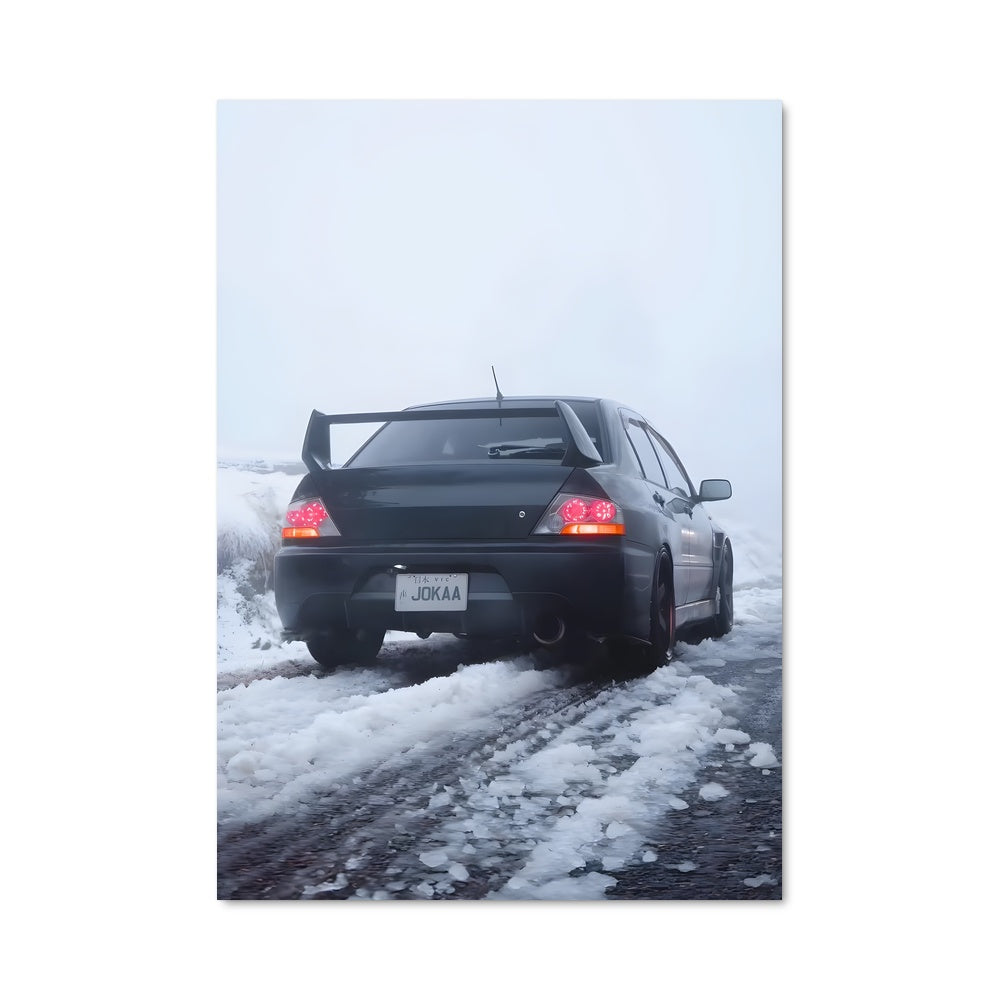 Poster Glisse Hivernale