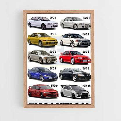 ap-lancer evolution i-1 cadre Bois clair