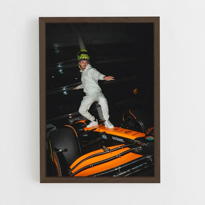 ap-lando norris-1 cadre Bois foncé