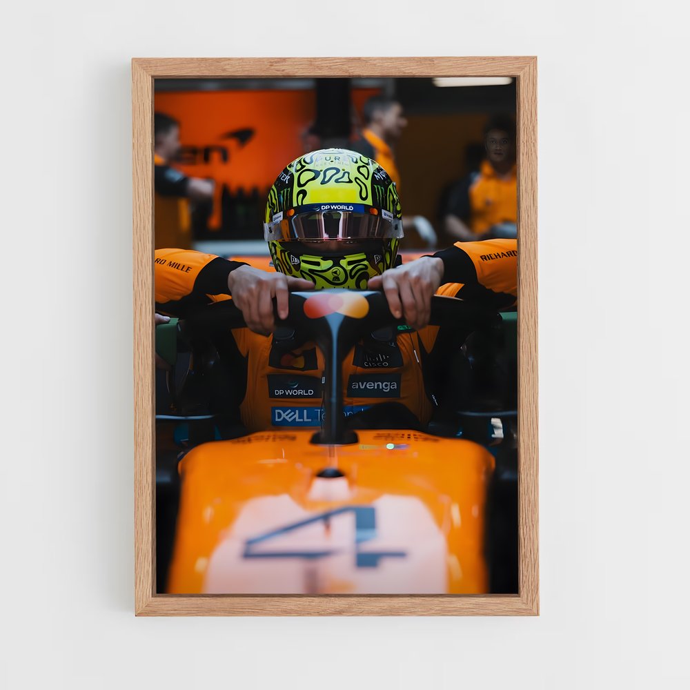 ap-lando norris-6 cadre Bois clair