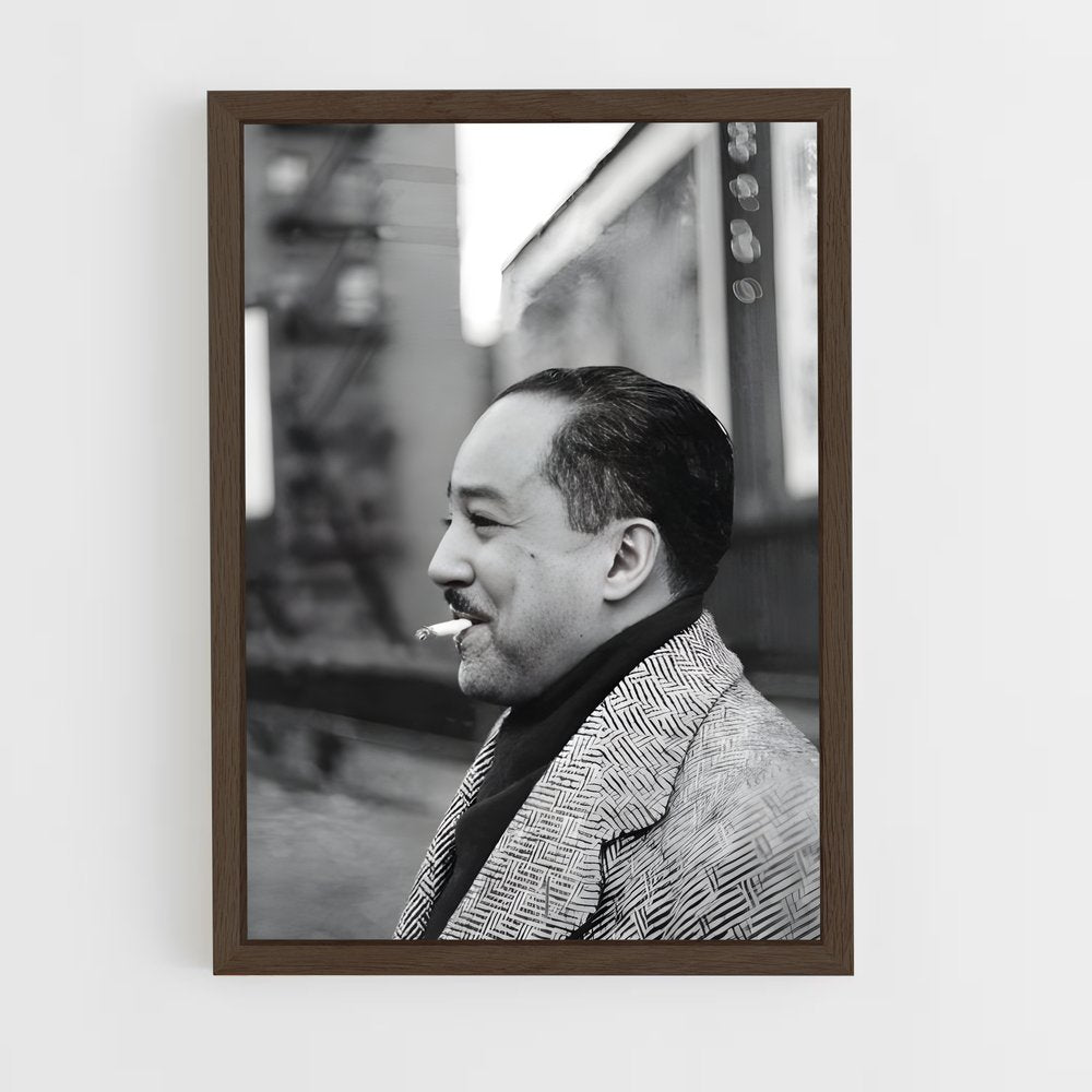ap-langston hughes-2 cadre Bois foncé