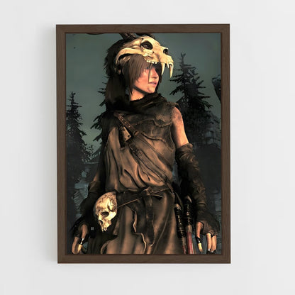 ap-lara croft-2 cadre Bois foncé