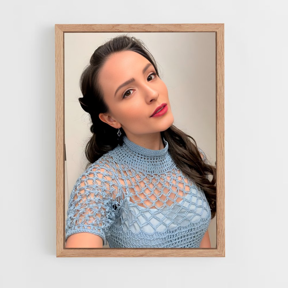 ap-larissa manoela-2 cadre Bois clair