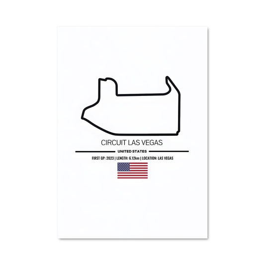Poster Circuit Las Vegas