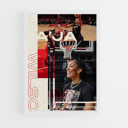 ap-las vegas aces-3 cadre Blanc