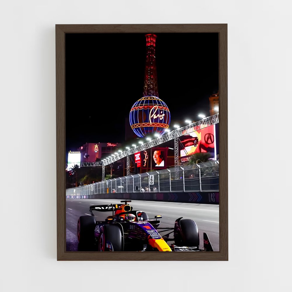 ap-las vegas grand prix-6 cadre Bois foncé