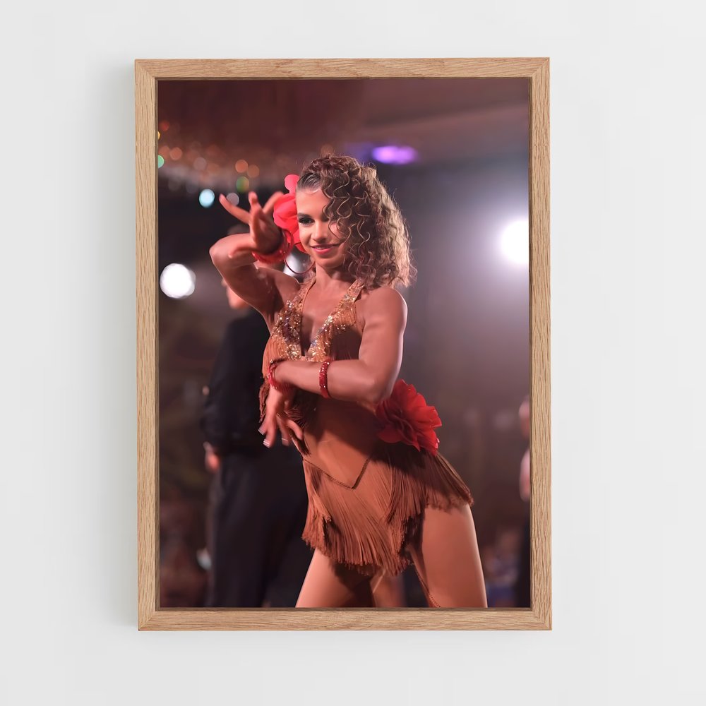 ap-latin american showdance-4 cadre Bois clair