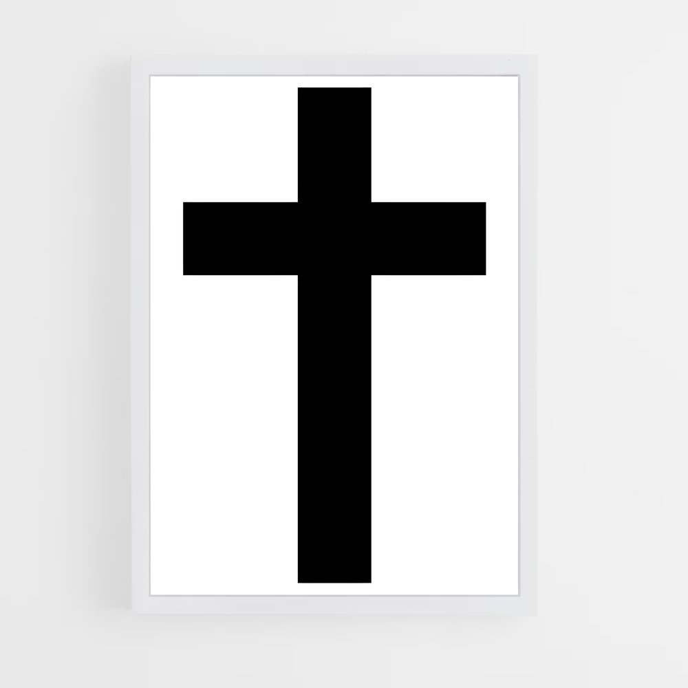 ap-latin cross-1 cadre Blanc