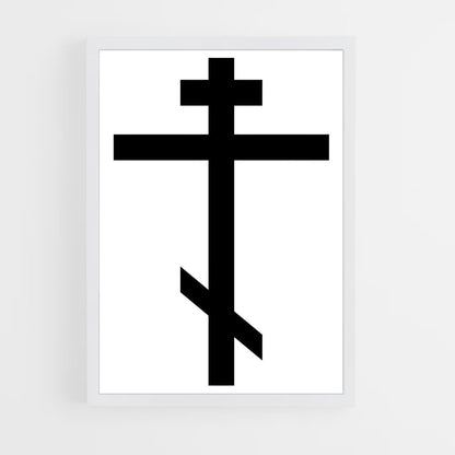 ap-latin cross-4 cadre Blanc