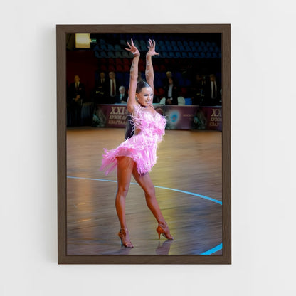 ap-latin dance-2 cadre Bois foncé