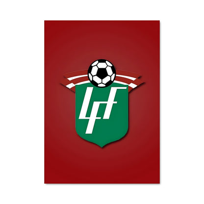 Poster Football Latvia