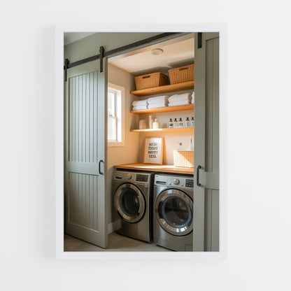 ap-laundry room-10 cadre Blanc