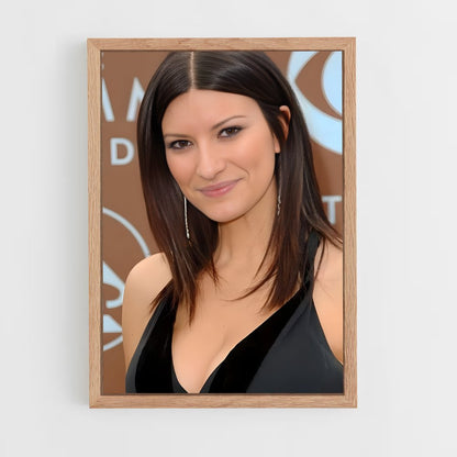 ap-laura pausini-3 cadre Bois clair