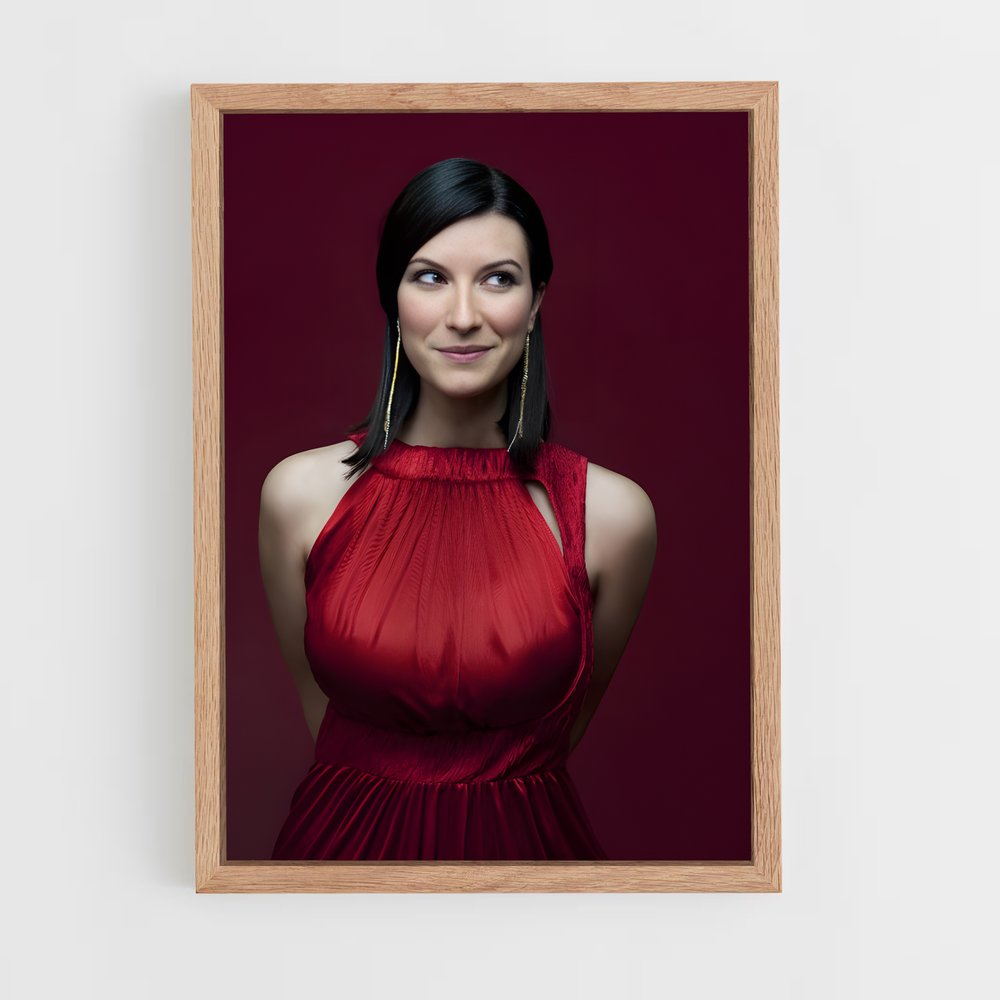 ap-laura pausini-5 cadre Bois clair
