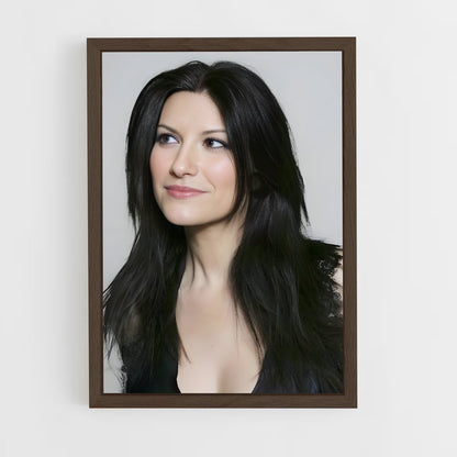 ap-laura pausini-7 cadre Bois foncé