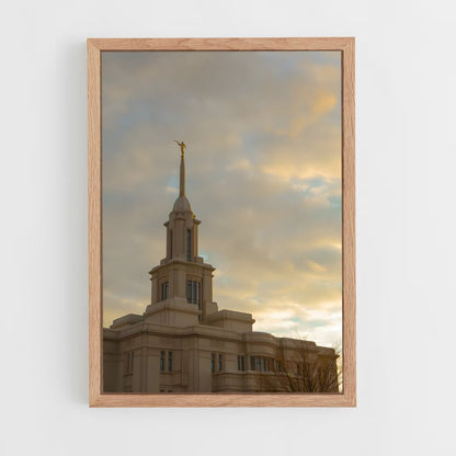 ap-lds temple-13 cadre Bois clair