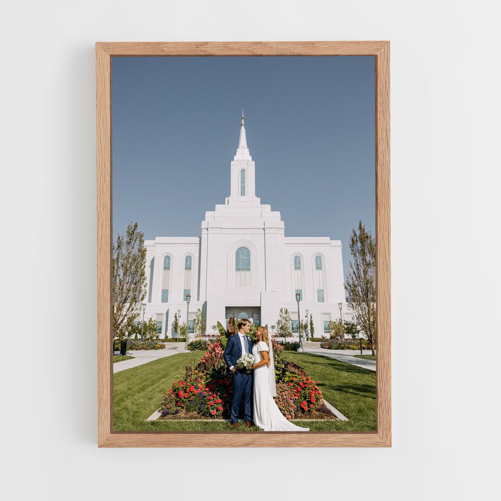 ap-lds temple-3 cadre Bois clair