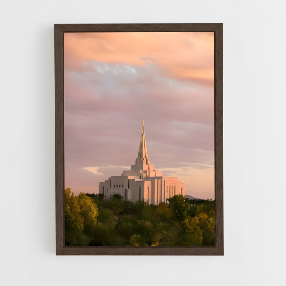 ap-lds temple-8 cadre Bois foncé
