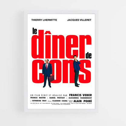 ap-le diner de cons-1 cadre Blanc
