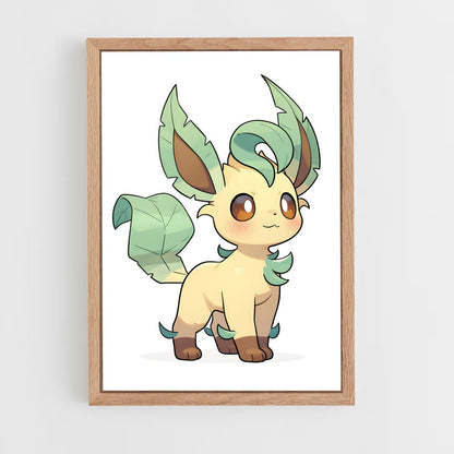 ap-leafeon-3 cadre Bois clair