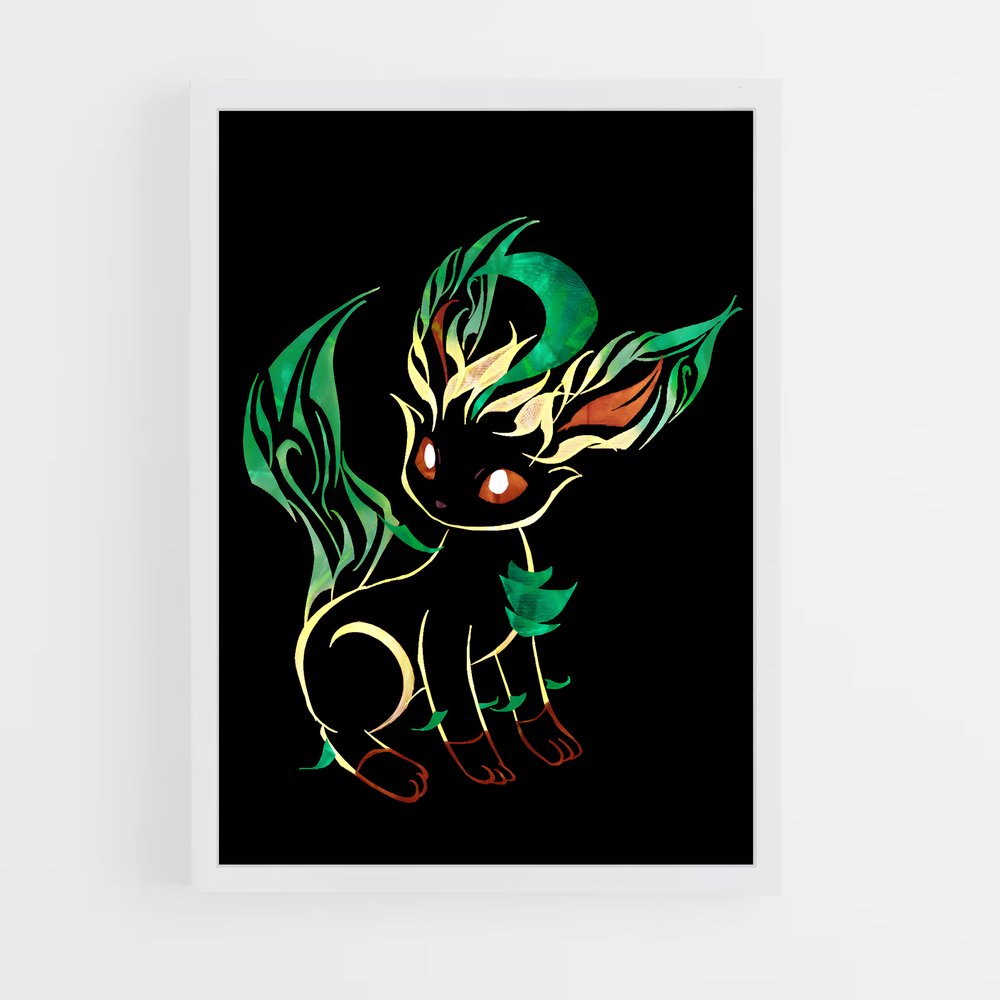 ap-leafeon-7 cadre Blanc