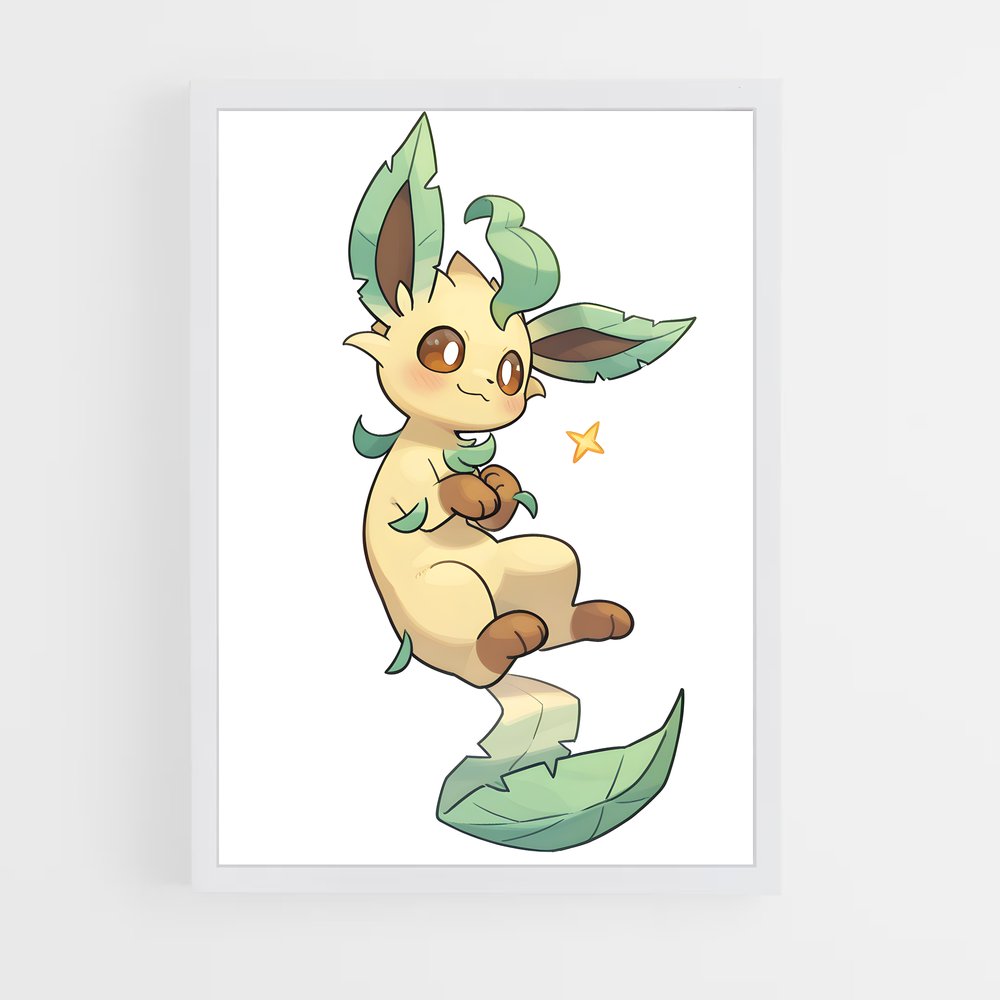 ap-leafeon-8 cadre Blanc