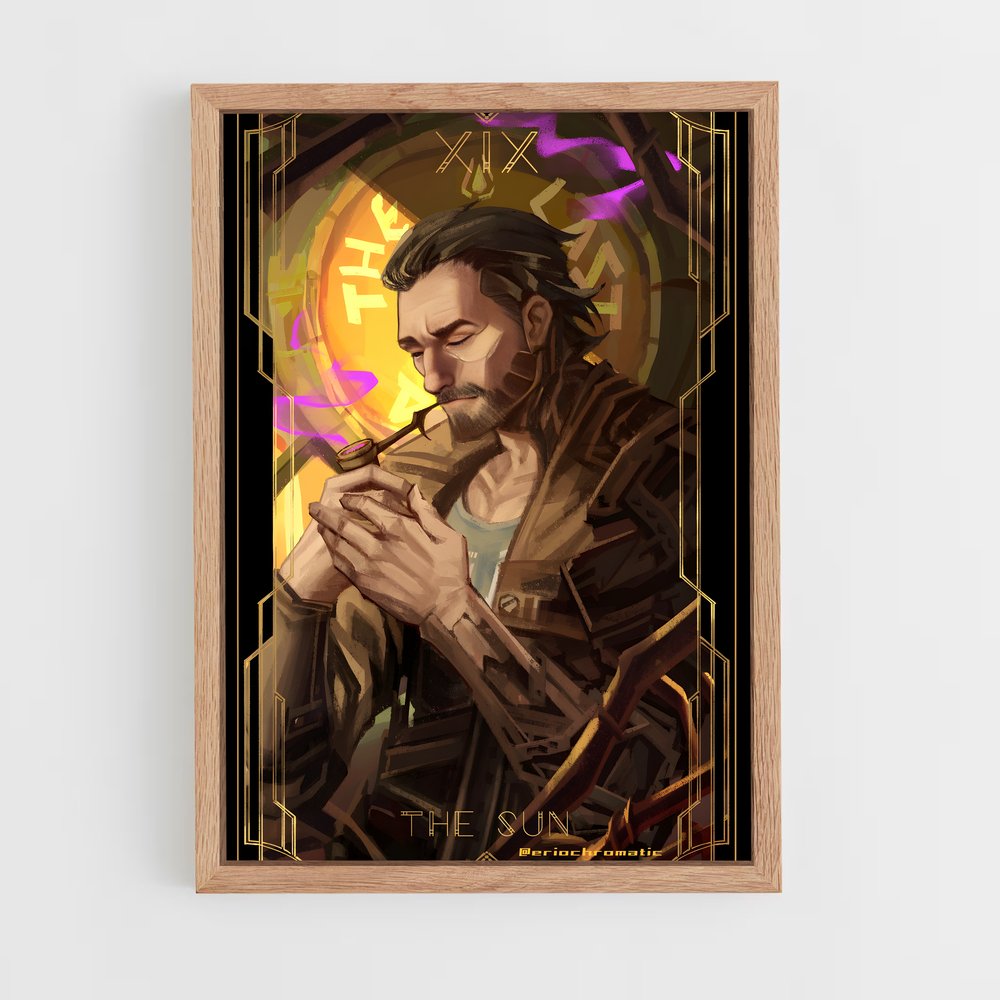 ap-league of legends-5 cadre Bois clair