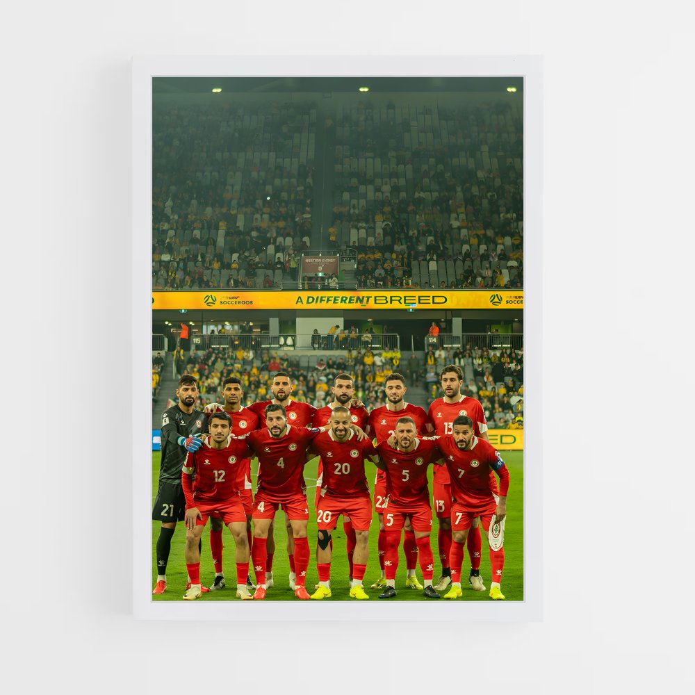 ap-lebanon national football team-1 cadre Blanc