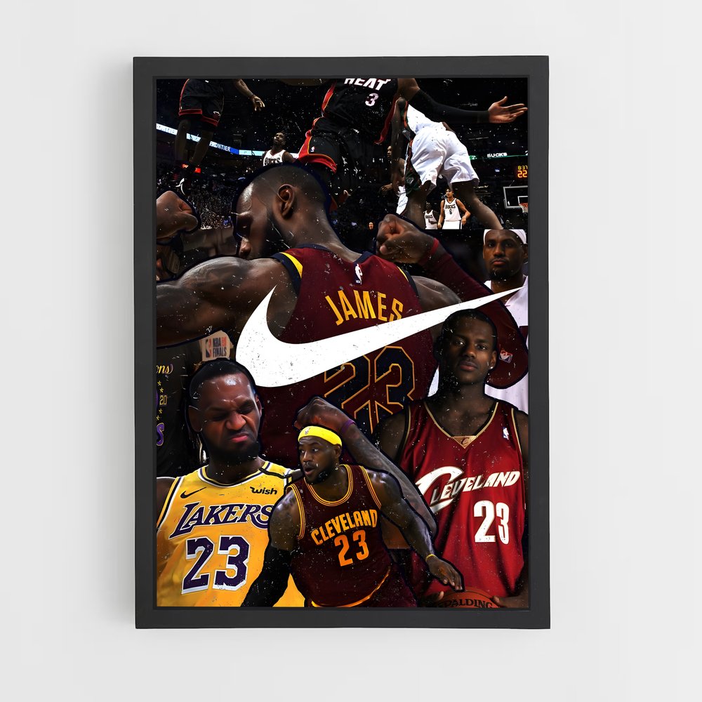 ap-lebron james-2 cadre Noir