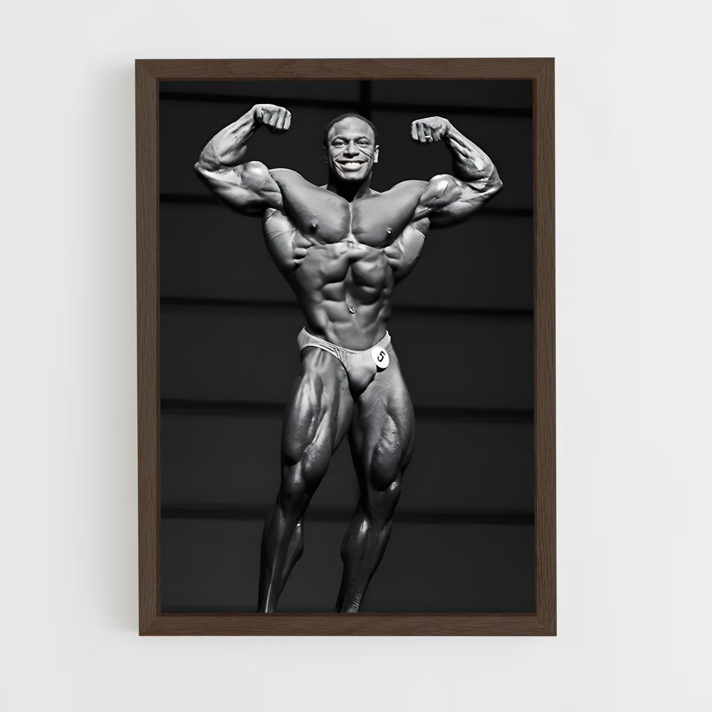ap-lee haney-1 cadre Bois foncé