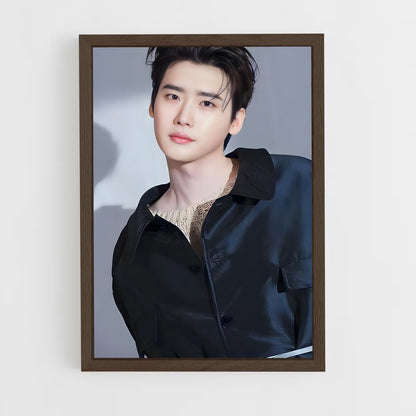 ap-lee jong-suk-11 cadre Bois foncé