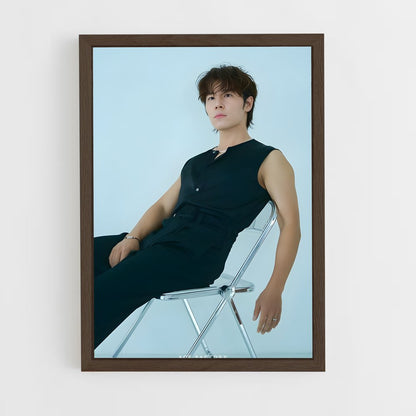 ap-lee kyung-kyu-8 cadre Bois foncé