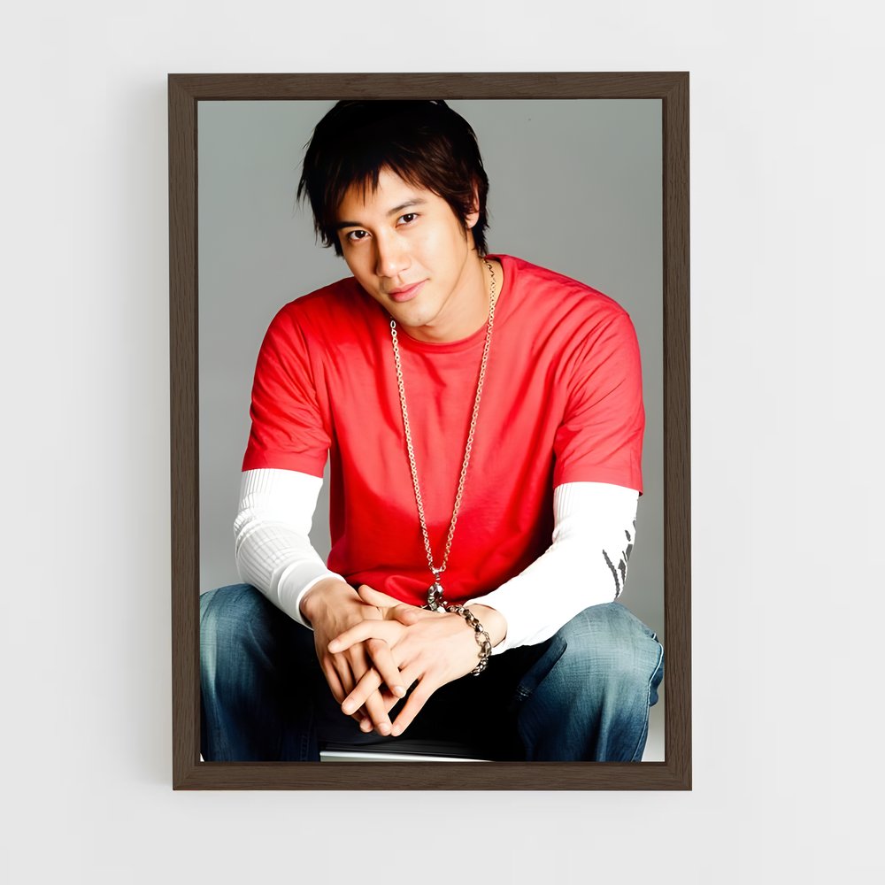 ap-leehom wang-3 cadre Bois foncé
