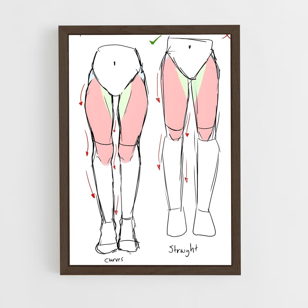 ap-leg-1 cadre Bois foncé