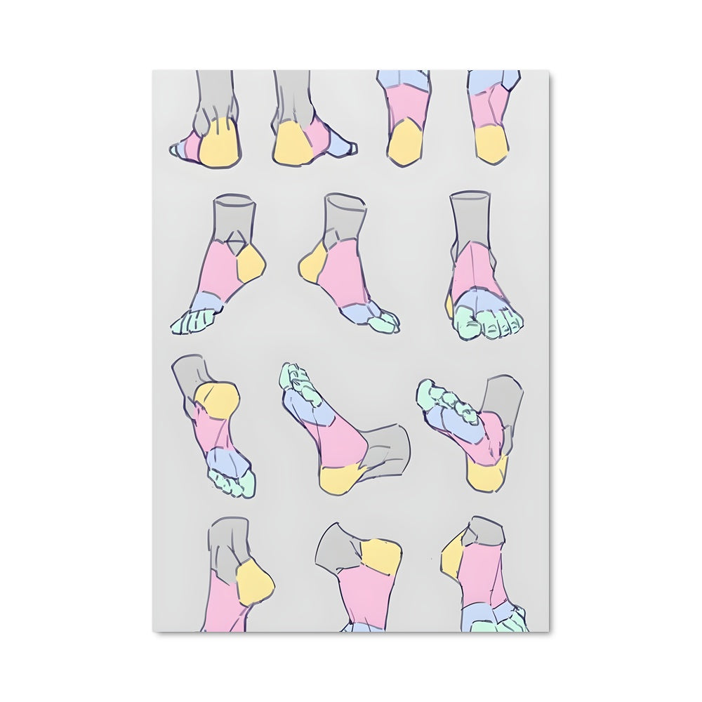 Poster Pieds en Équilibre