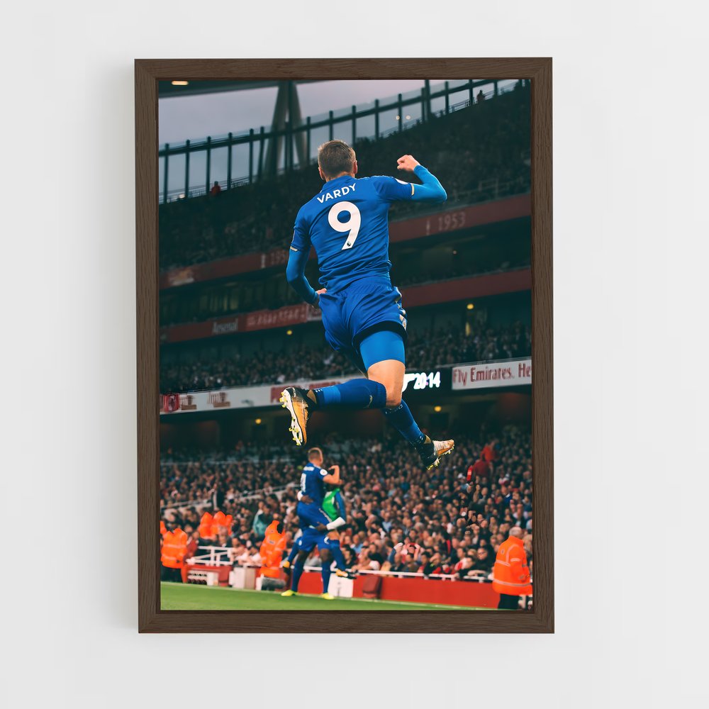 ap-leicester city fc-1 cadre Bois foncé