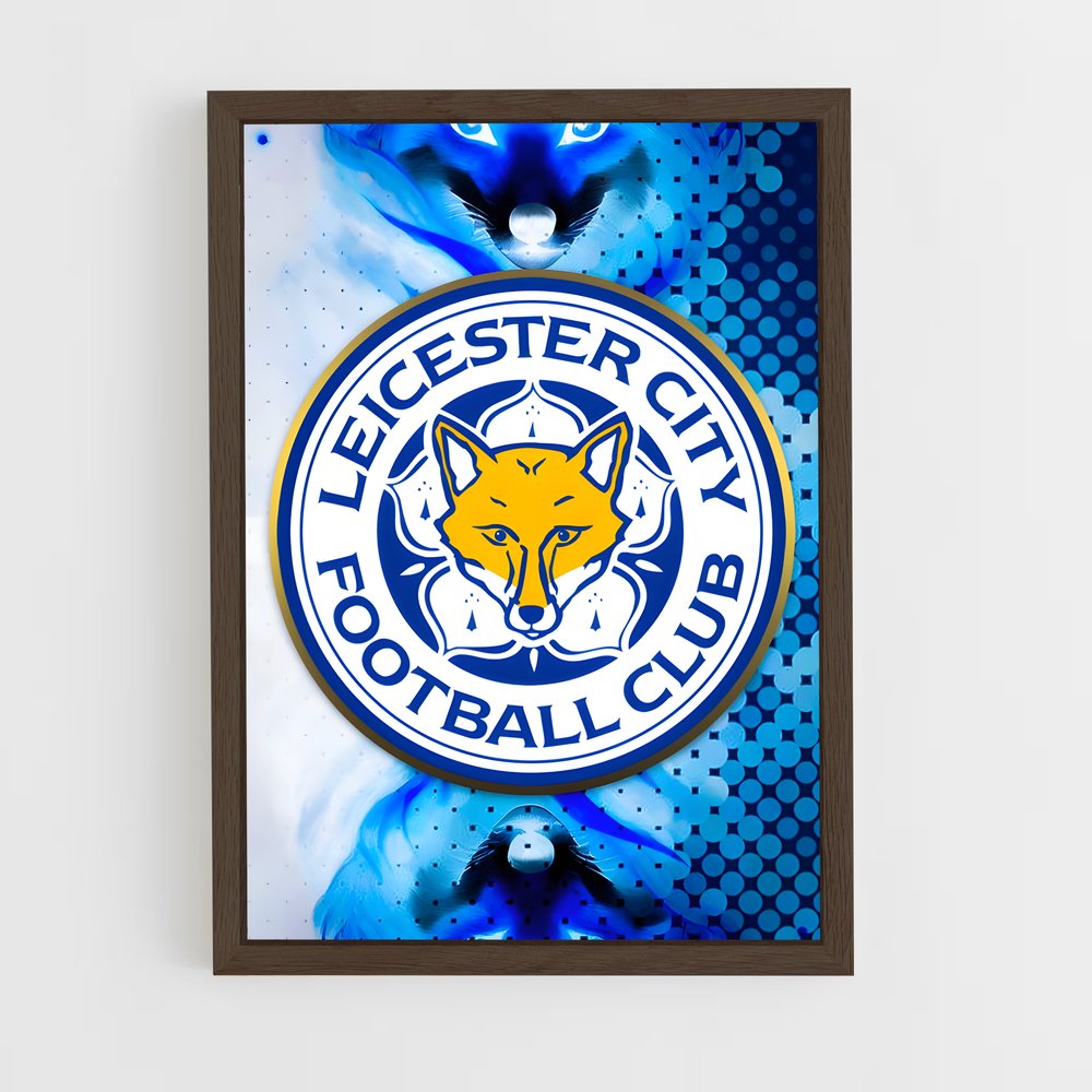ap-leicester city fc-4 cadre Bois foncé