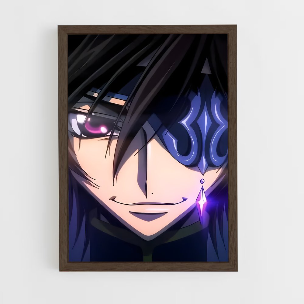 ap-lelouch lamperouge-2 cadre Bois foncé
