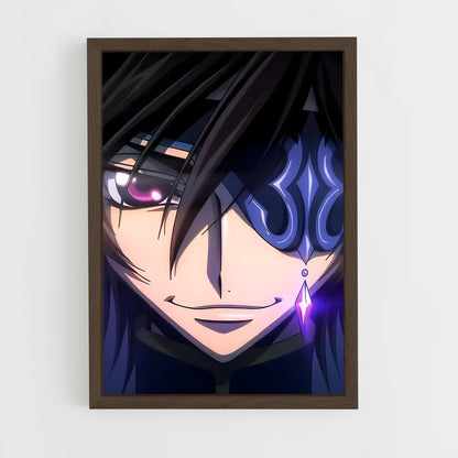 ap-lelouch lamperouge-2 cadre Bois foncé