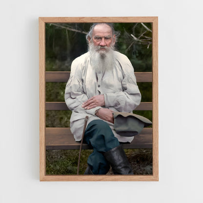 ap-leo tolstoy-3 cadre Bois clair