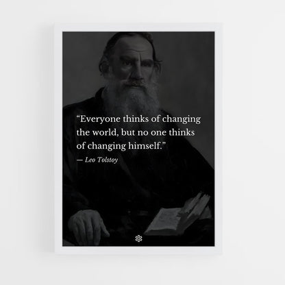 ap-leo tolstoy-6 cadre Blanc