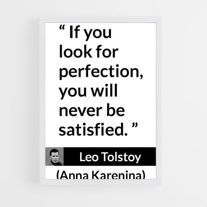ap-leo tolstoy-8 cadre Blanc