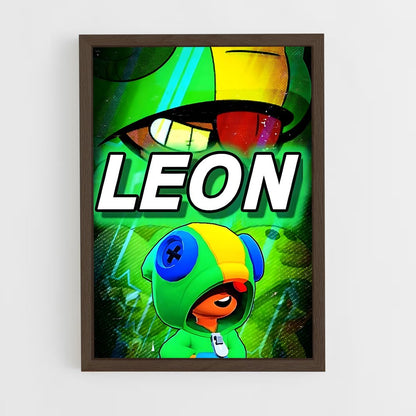 ap-leon brawl-4 cadre Bois foncé