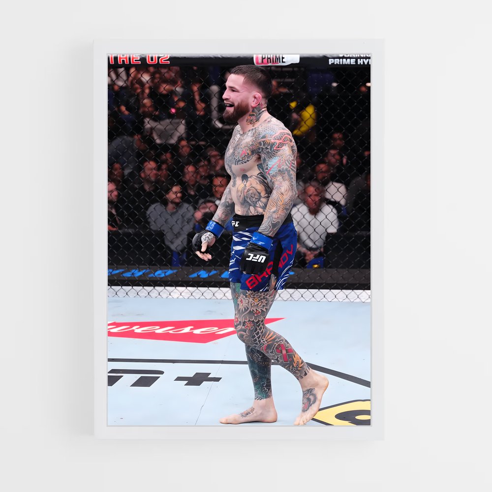 ap-leon edwards-1 cadre Blanc