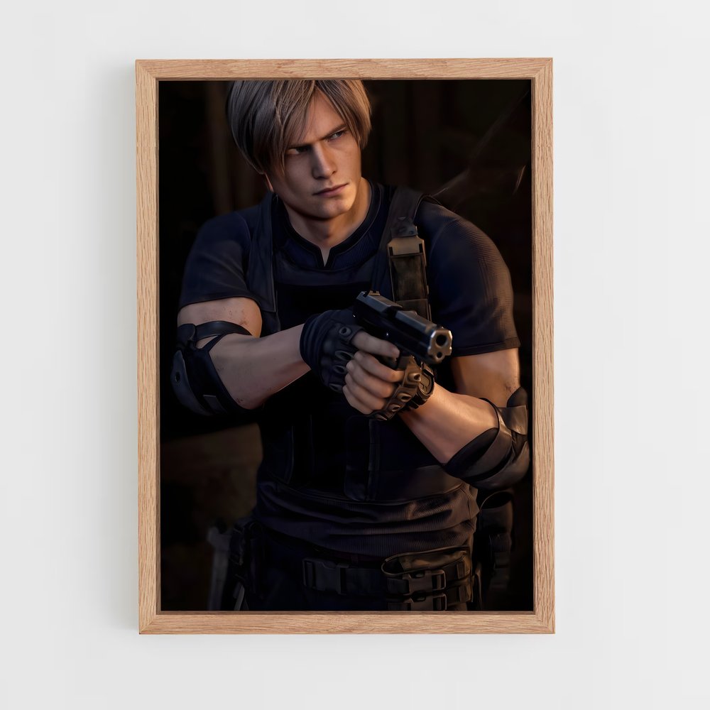 ap-leon kennedy-2 cadre Bois clair
